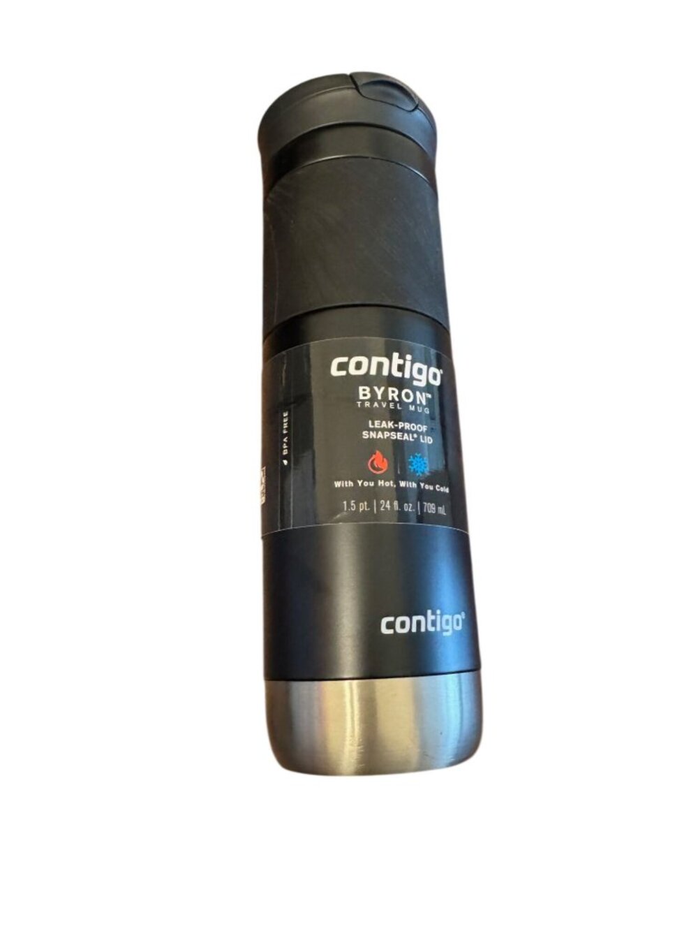 NWT black Contigo travel mug